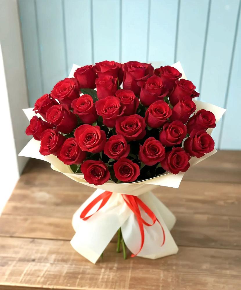 Букет 29 Красных роз в Пригорске
