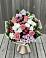 Букет цветов из: Альстромерии, Гвоздики, Розы и Хризантемы в Пригорске