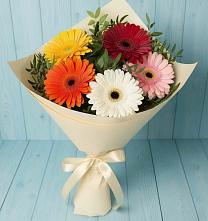 Букет цветов из:  Герберы в Пригорске