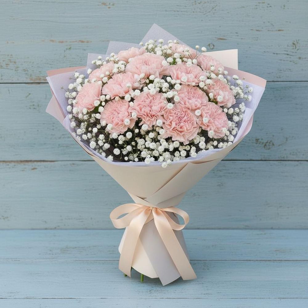 Букет цветов из: Гвоздики в Пригорске