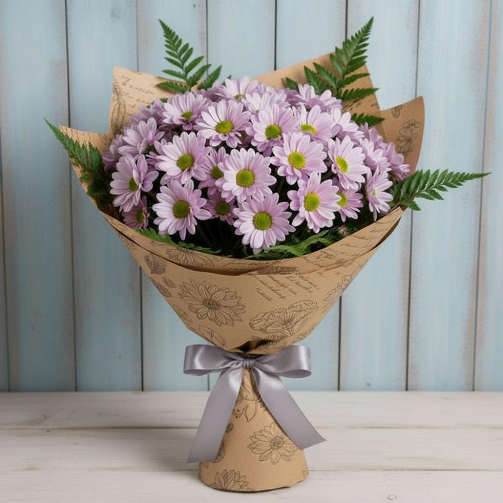 Букет цветов из: Хризантемы в Пригорске