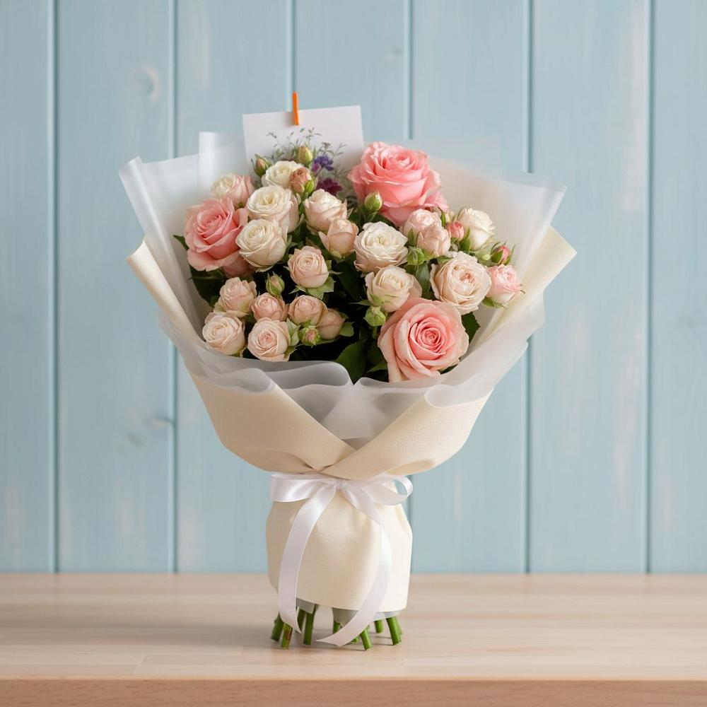 Букет цветов из: Розы в Пригорске