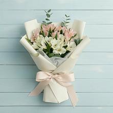 Букет цветов из:  Альстромерии в Пригорске
