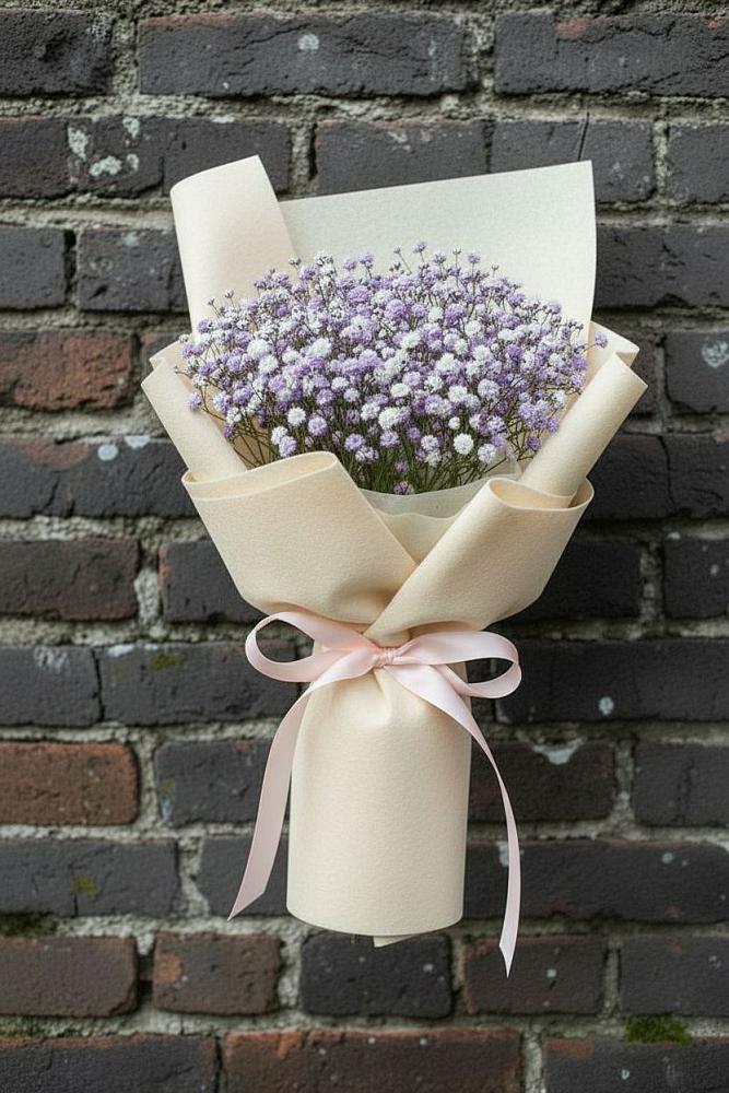 Букет цветов из: Гипсофила в Пригорске