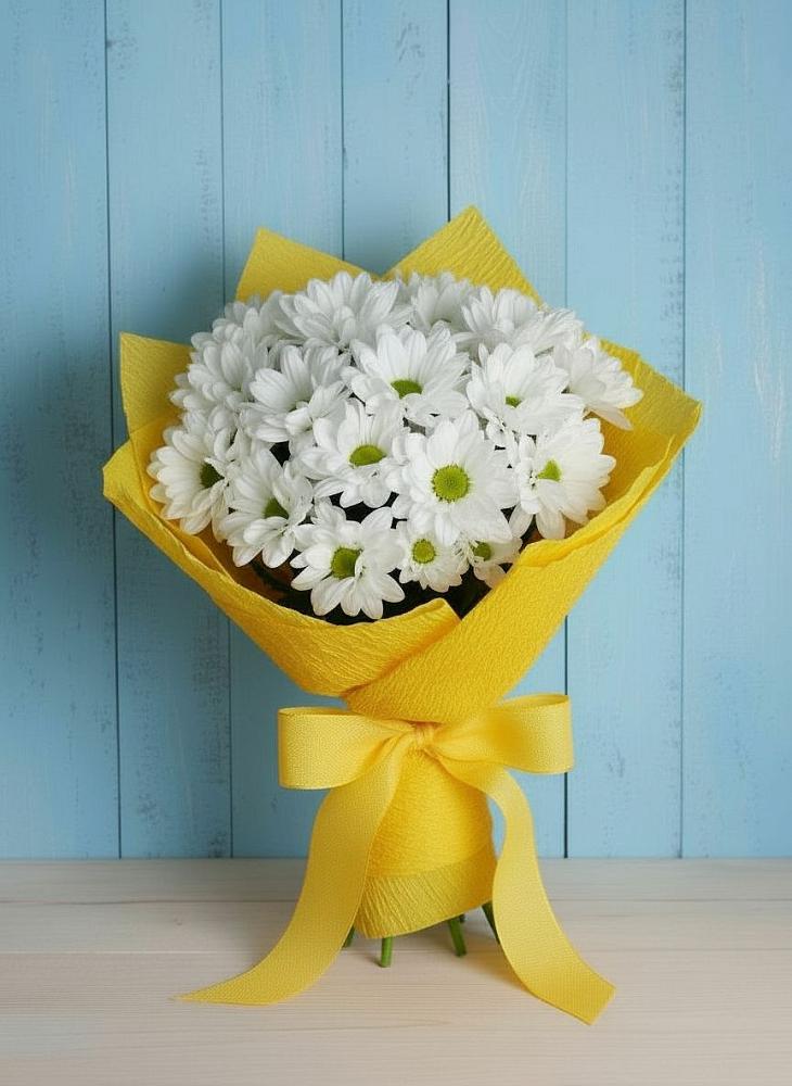 Букет цветов из: Хризантемы в Пригорске