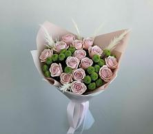 Букет цветов из:  Розы и Хризантемы #REPLACE_PRED# Пригорске