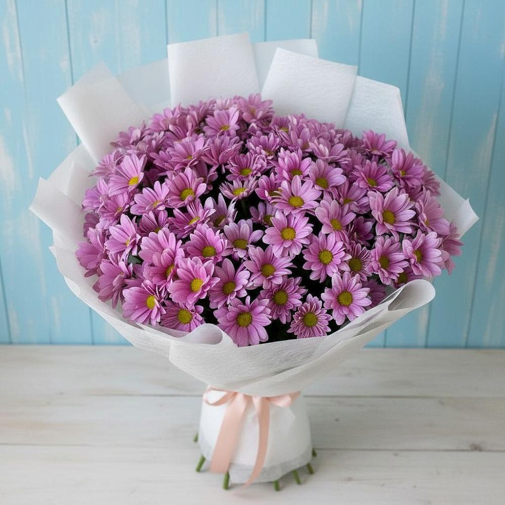Букет цветов из: Хризантемы в Пригорске