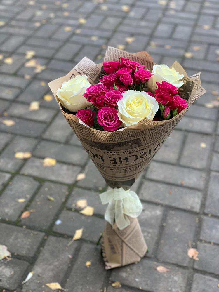 Букет цветов из: Розы в Пригорске