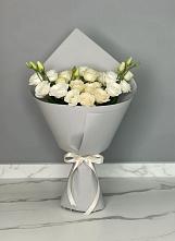 Букет цветов из:  Розы и Лизиантусы #REPLACE_PRED# Пригорске